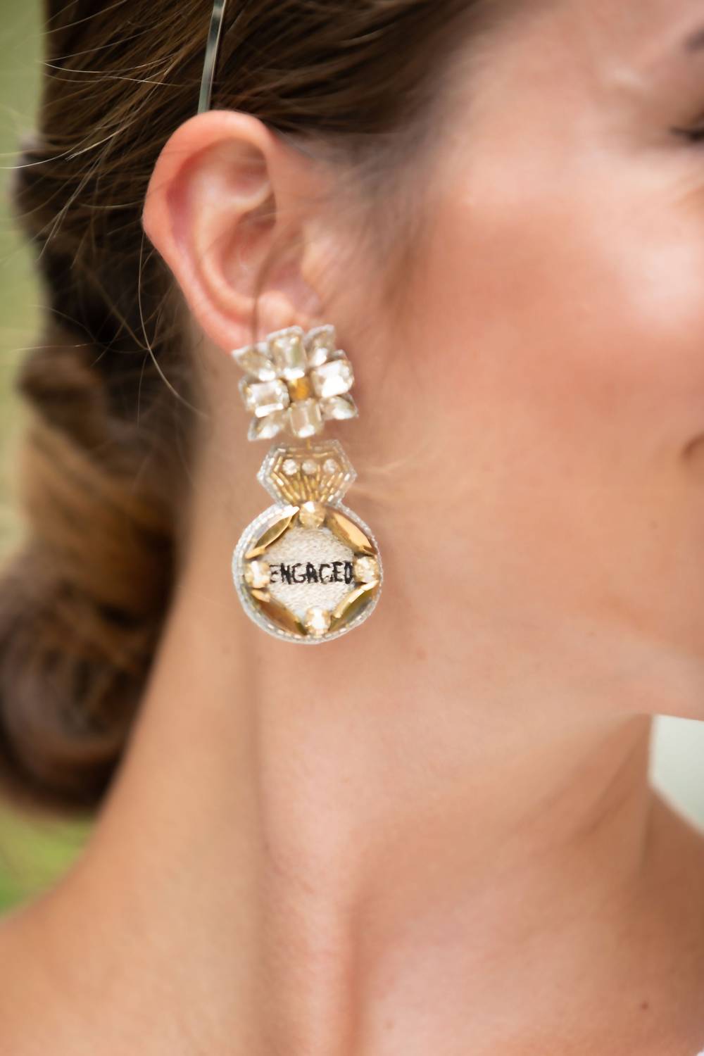 Taylor Shaye - Engaged Beaded Earrings