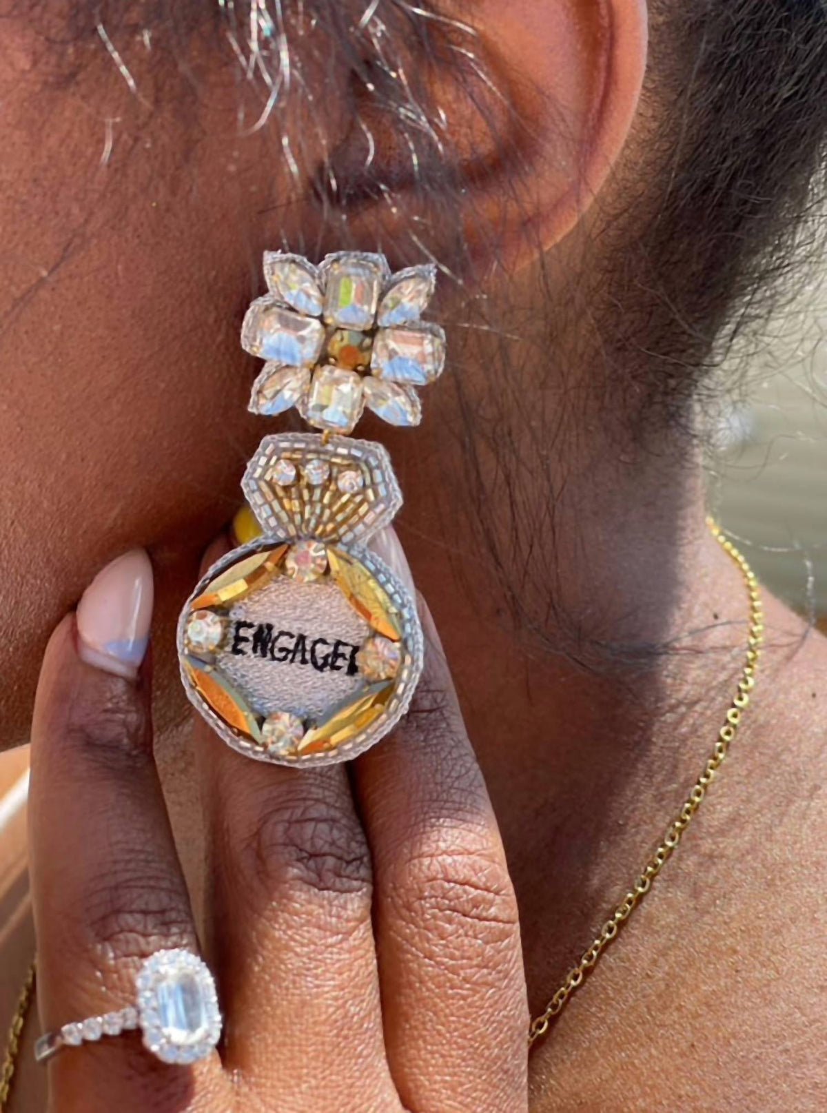 Taylor Shaye - Engaged Beaded Earrings