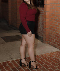 Tcec - Brooklyn Sequin Mini Skort