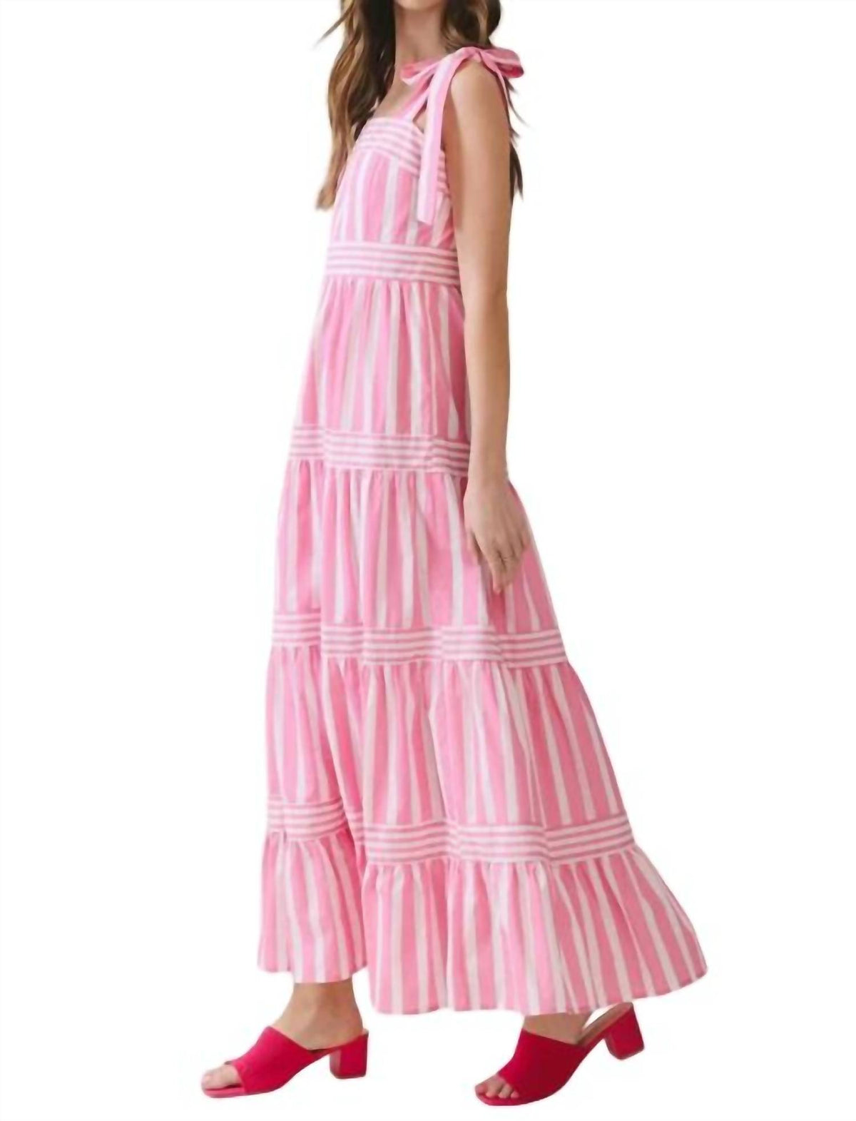 Tcec - Candy Stripe Maxi Dress