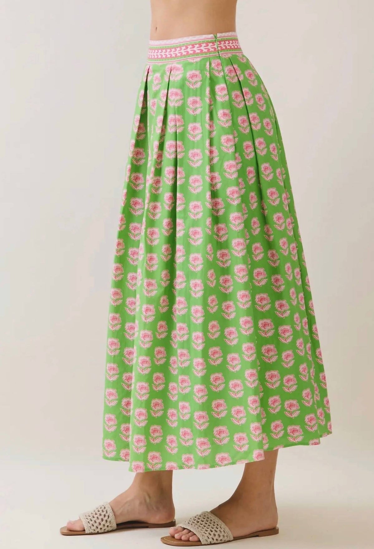 Tcec - Cate Crop Maxi Skirt Set