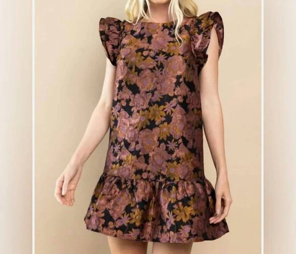Tcec - Crew Neck Mini Dress