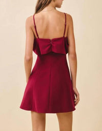 Tcec - Holiday Crush Bow Mini Dress