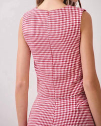 Tcec - Houndstooth Skirt Set