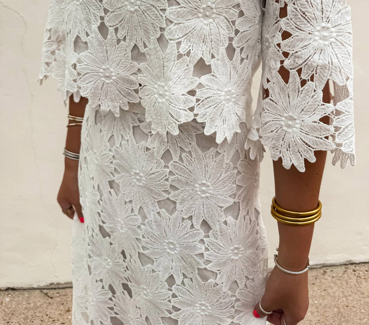 Tcec - Lace Maxi Skirt