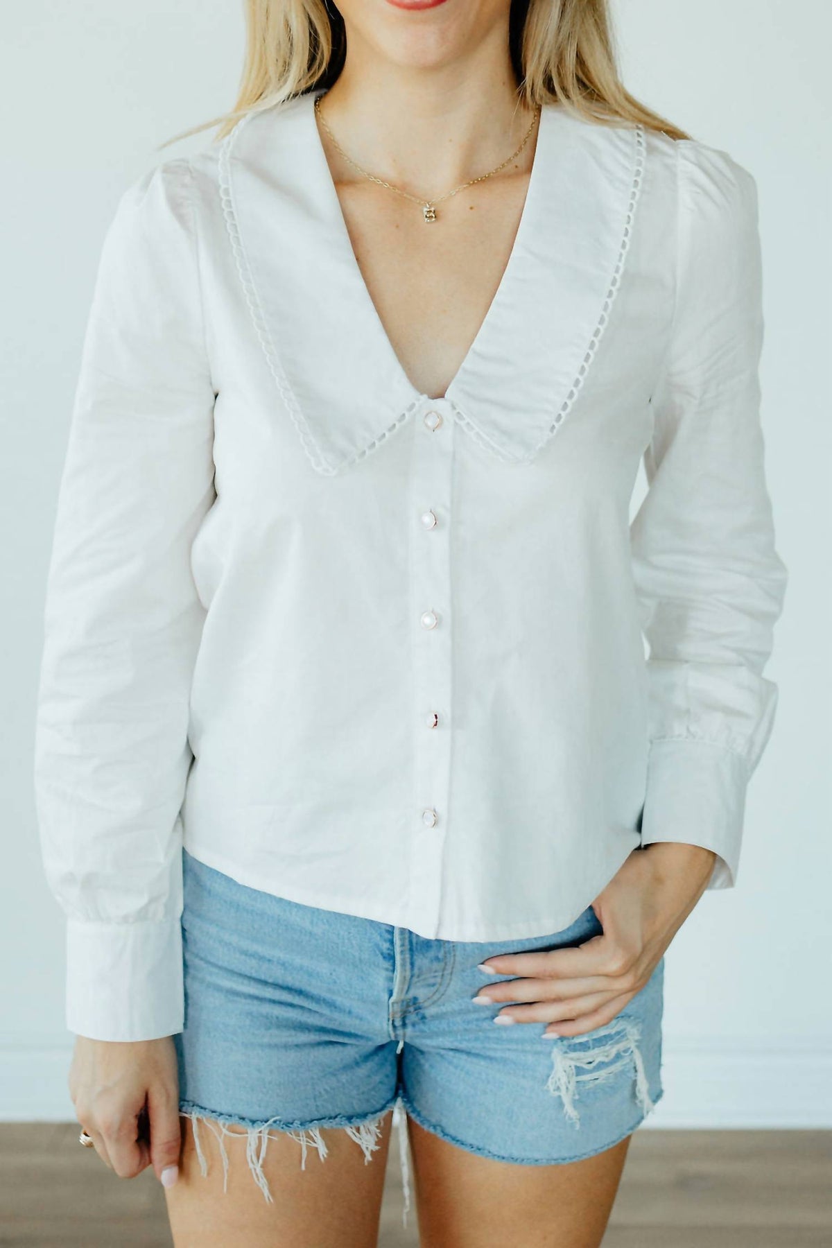 Tcec - Neverland Collared Top