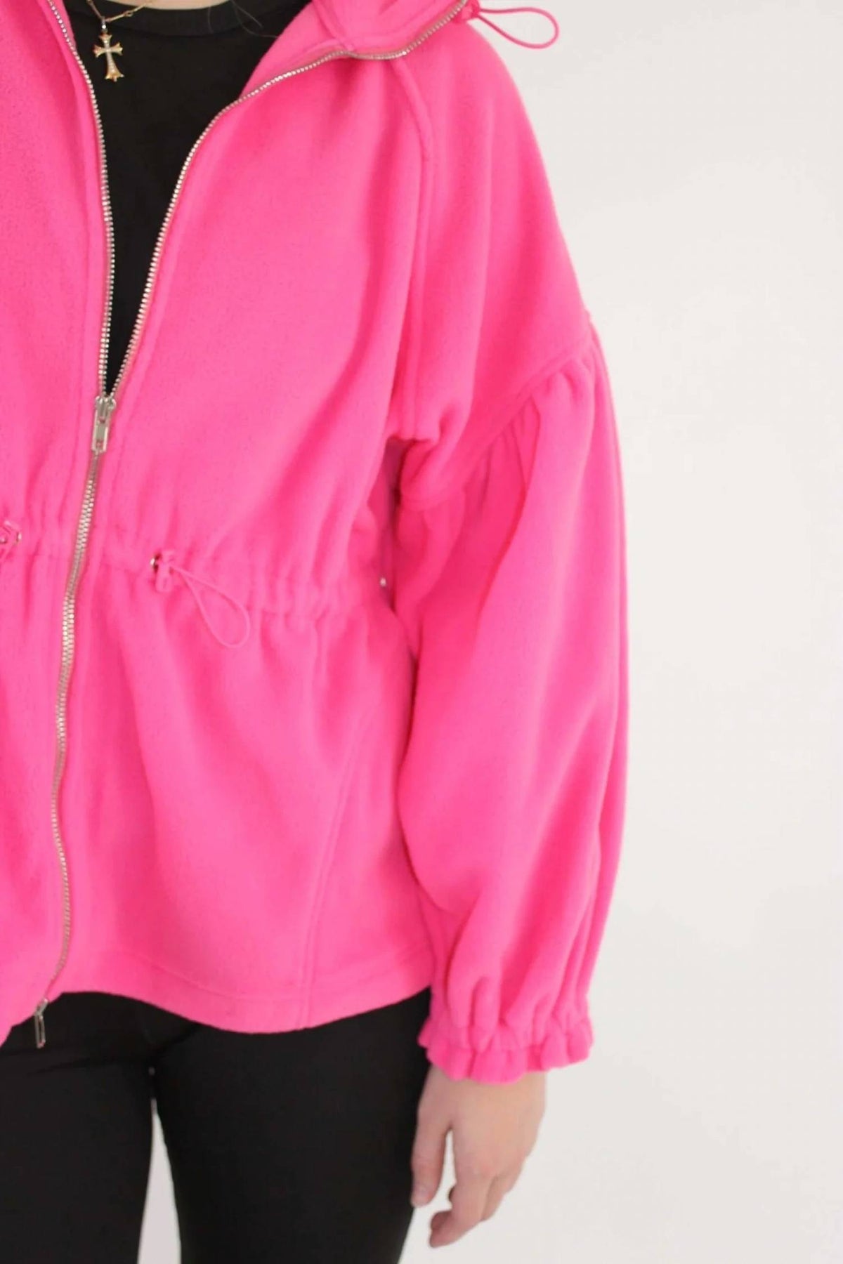 Tcec - Pop Adjustable Waist Cinching Jacket
