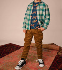 Tea Collection - Flannel Button Up Shirt