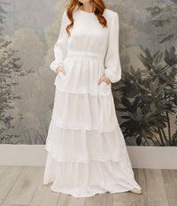 Tea N Rose - Tiered Maxi Dress
