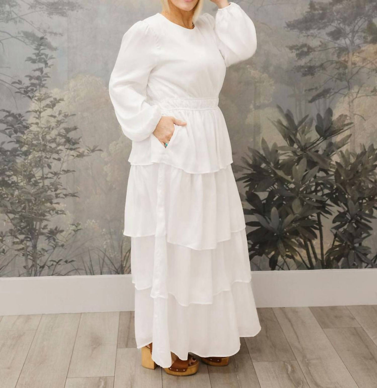 Tea N Rose - Tiered Maxi Dress