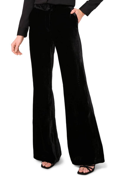 Ted Baker - Solid Velvet Wide Leg Pant