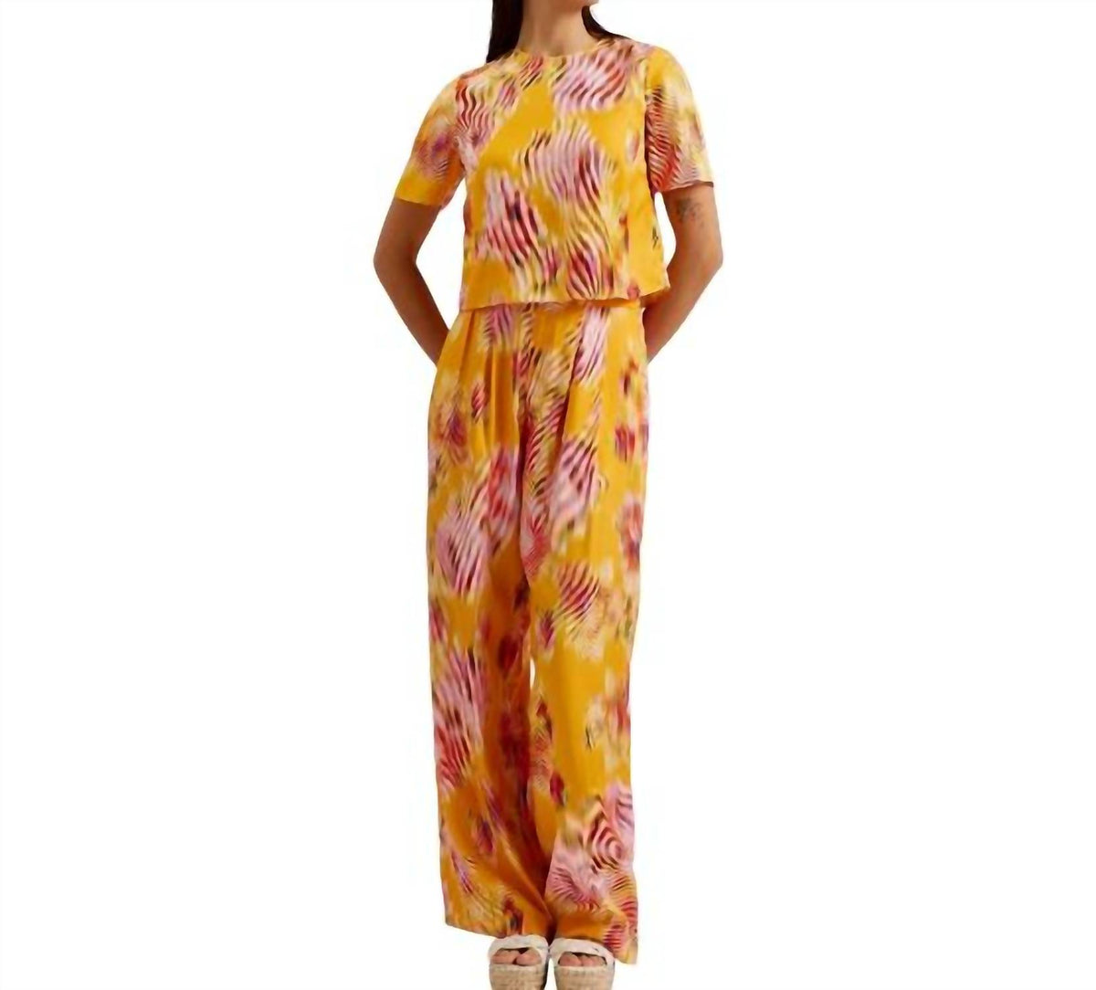 Ted Baker - Women's Blurred Floral Pant