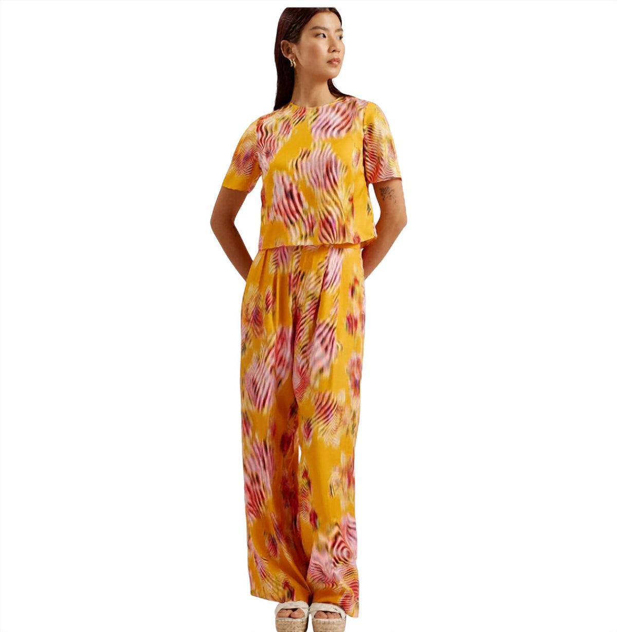 Ted Baker - Women's Blurred Floral Pant