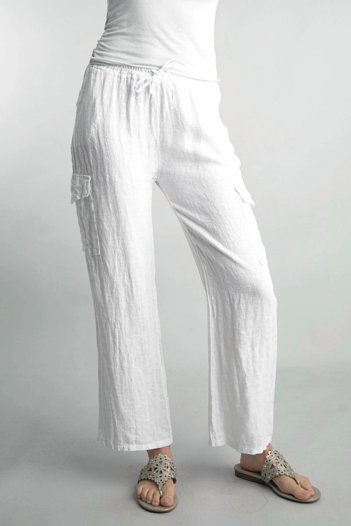 Tempo Paris - Cargo Linen Pant