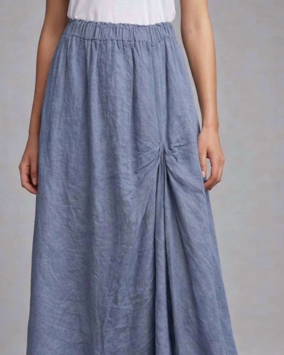 Tempo Paris - Ruch Linen Skirt