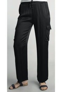 Tempo Paris - Satin Cargo Pants