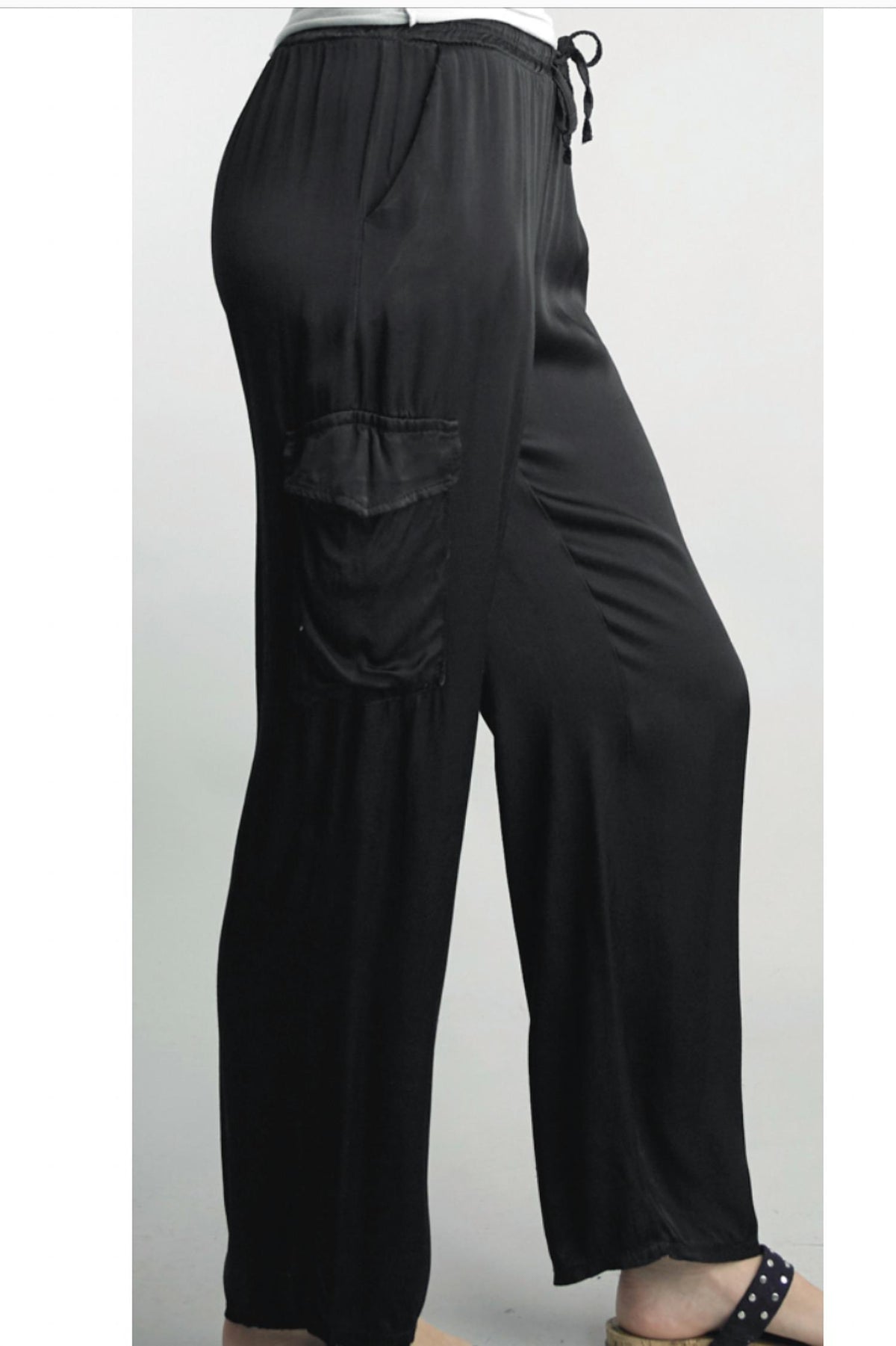 Tempo Paris - Satin Cargo Pants