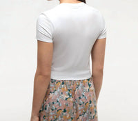 Tentree - Lawson Twist Front T-shirt - clothing - cotton - blend - shirts