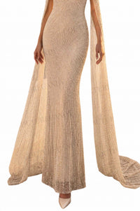 Terani Couture - Beaded Illusion Gown