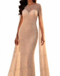 Terani Couture - Beaded Illusion Gown