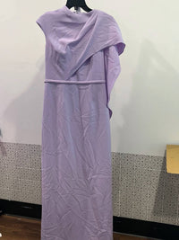 Teri Jon - Asymmetric Drape Cape Gown