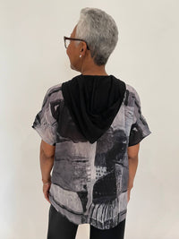 Terra - Dana Zip - up Shirt - black - clothing - hoodies
