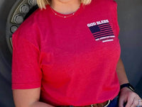 Texas True Threads - God Bless The Farmer Tee