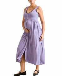 Thatch - The Softest Rib Nursing Tank Dress - clothing - dresses - maxi