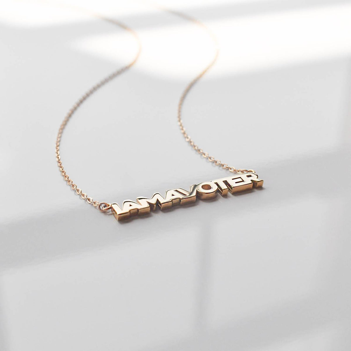 Thatch - Women's I Am A Voter Necklace