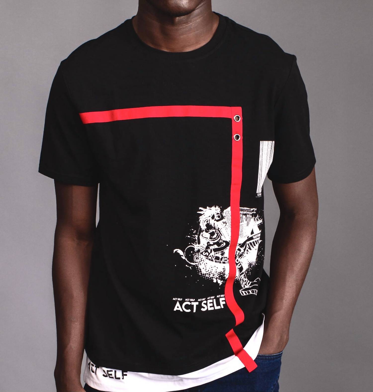 The Athletic Side Of Us - Act Self Black Short Sleeve T-shirt - black - clothing - directbrandpartner
