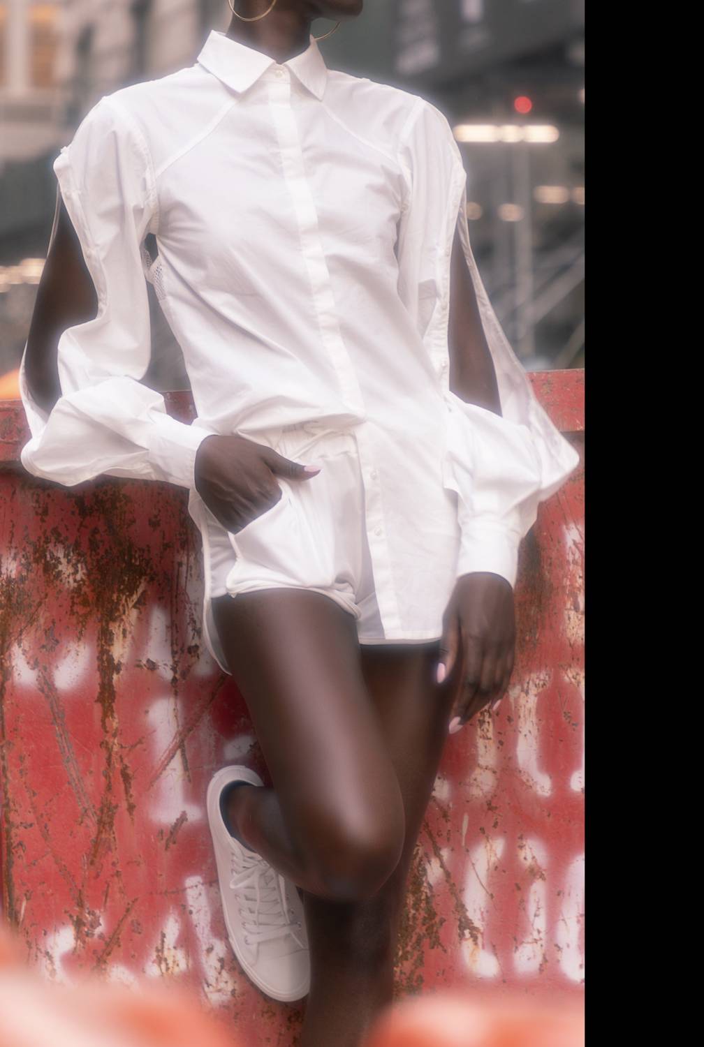 The Athletic Side Of Us - Anne Detachable Back Shirt - button - down - shirts - clothing - directbrandpartner