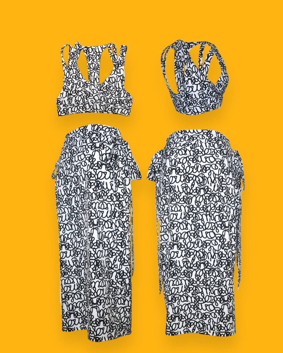 The Athletic Side Of Us - Scribbler Set - clothing - directbrandpartner - loungewear