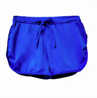 The Athletic Side Of Us - Women's Act Self Short Shorts - athletic - shorts - blue - clothing