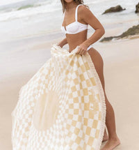 The Beach People - Round Towel - bath - bath - towels - beige