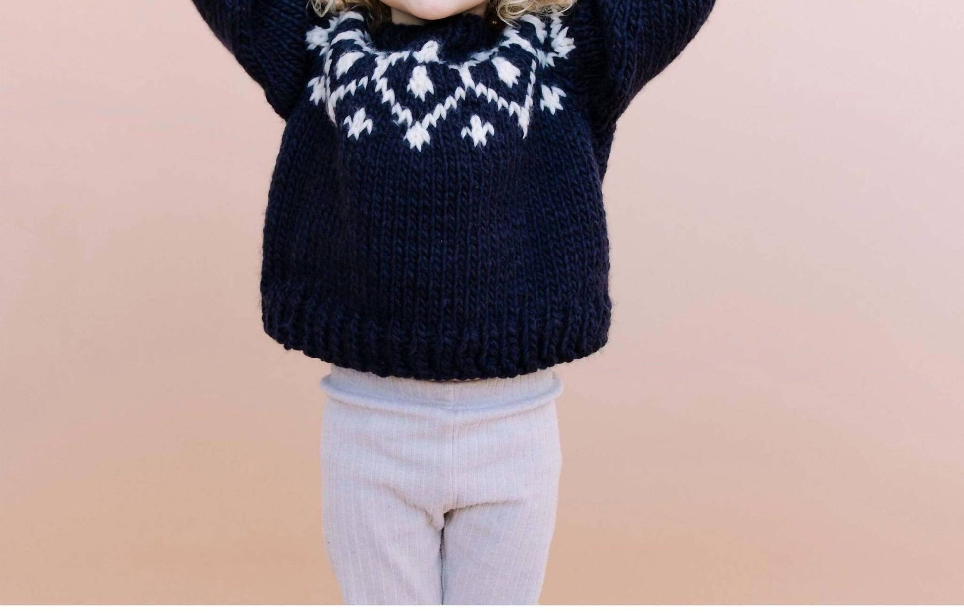 The Blueberry Hill - Icicle Sweater Pullover - acrylic - blue - clothing