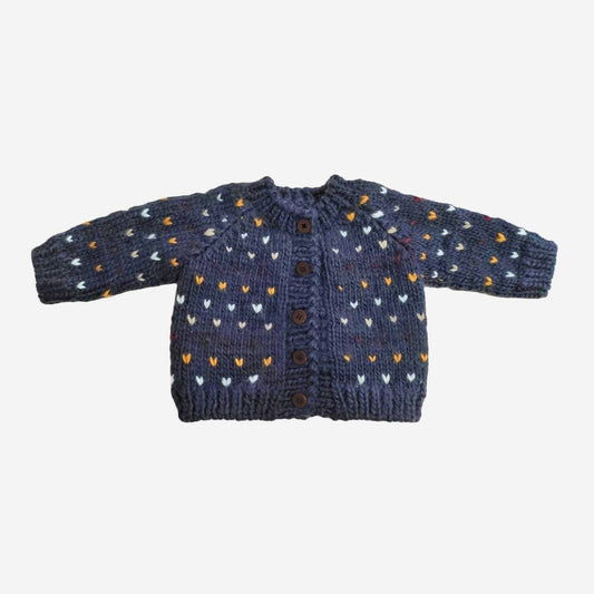 The Blueberry Hill - Sawyer Cardigan - acrylic - blue - clothing
