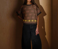 The Endery - Bauhaus Short Sleeve Sweater Tee