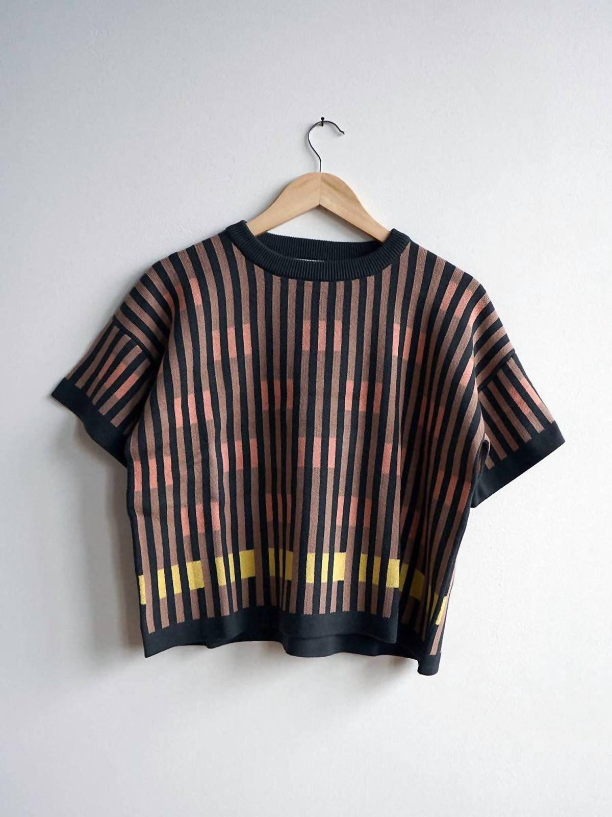 The Endery - Bauhaus Short Sleeve Sweater Tee