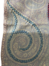 The Gray Crab - Women's Embroidery Scarf - accessories - directbrandpartner - purple