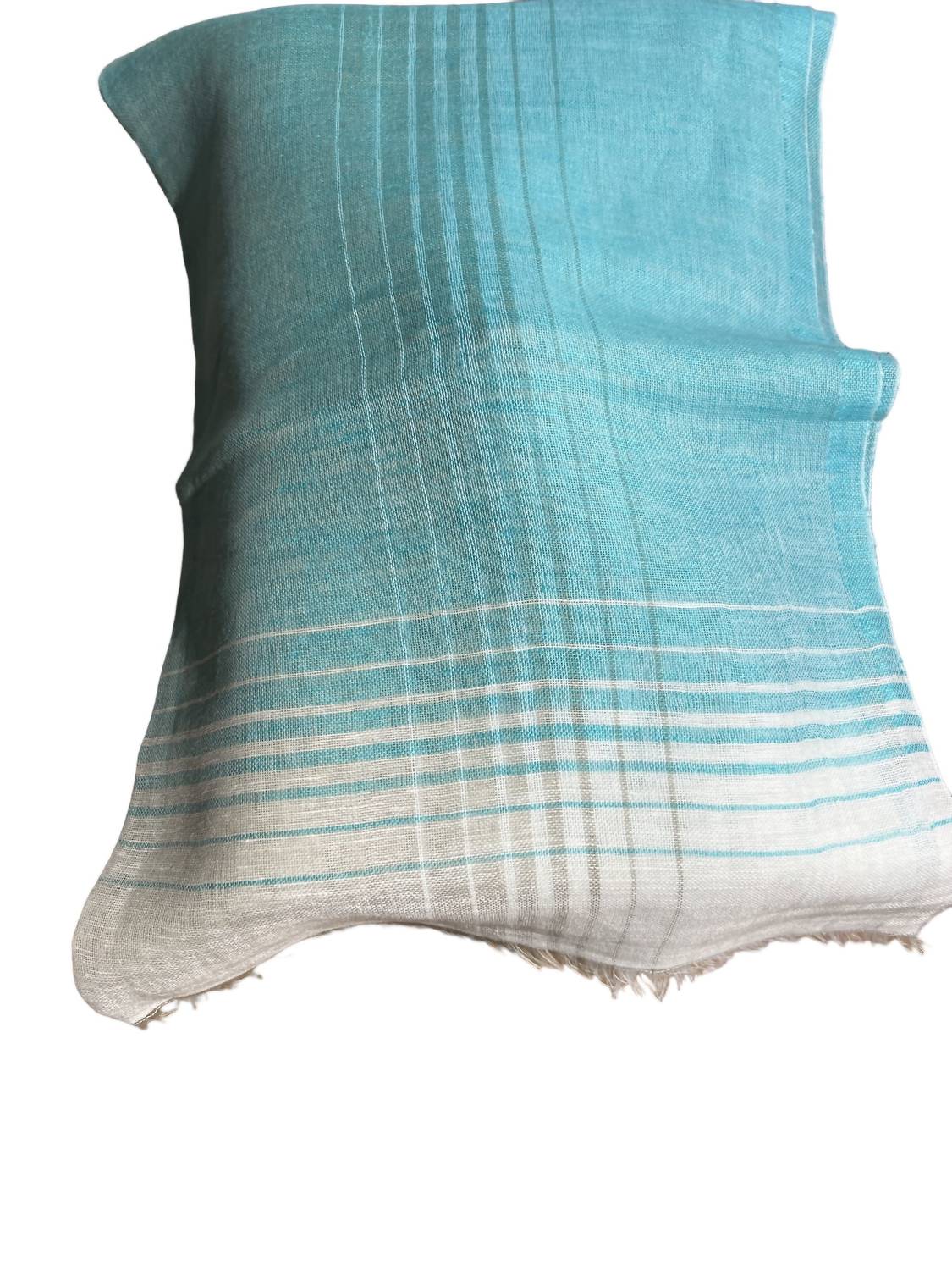 The Gray Crab - Women's Linen Cotton Scarf - accessories - blue - cotton - blend