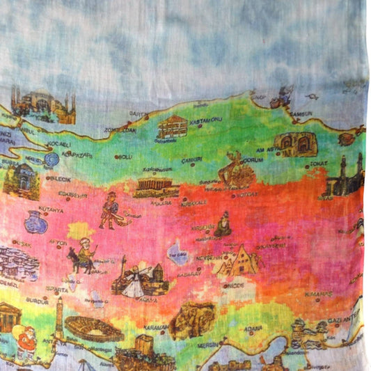 The Gray Crab - Women's Linen Scarf - accessories - directbrandpartner - green