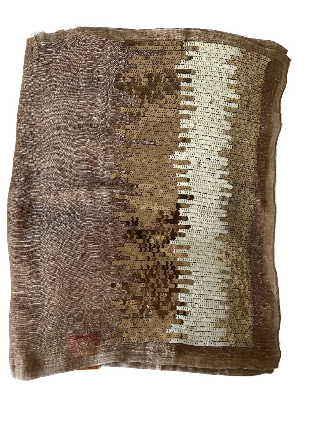 The Gray Crab - Women's Rich Linen Blend Scarf - accessories - brown - directbrandpartner