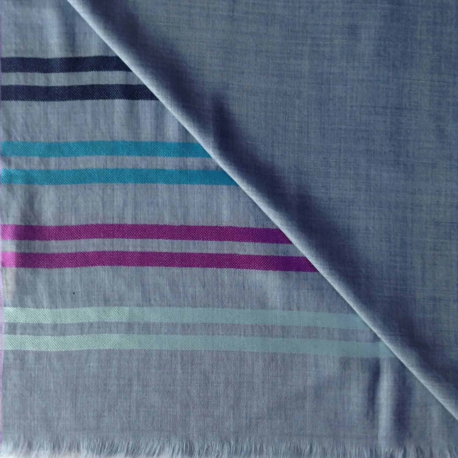 The Gray Crab - Women's Silk Scarf - accessories - blue - directbrandpartner