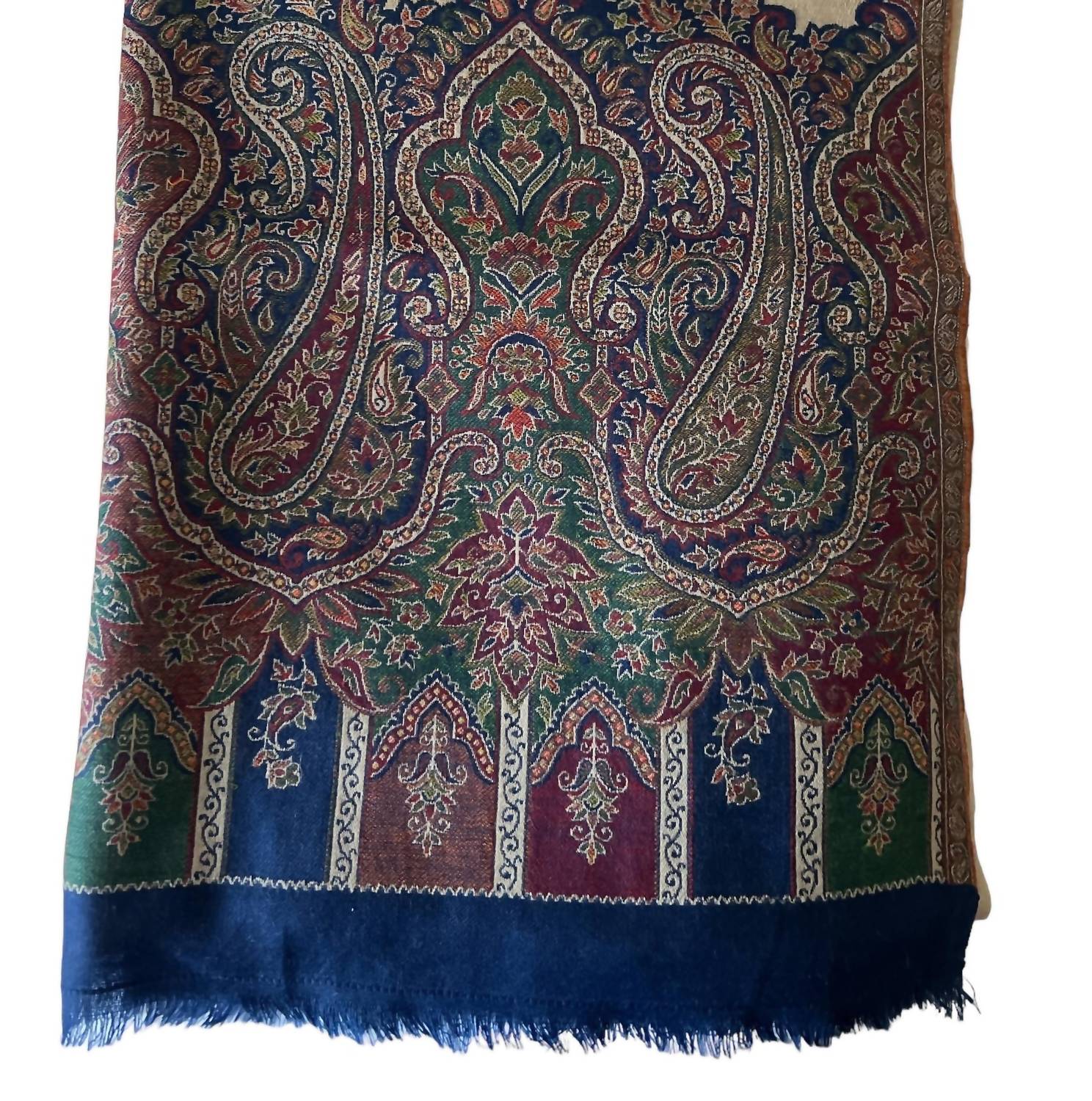 The Gray Crab - Women's Wool Scarf - accessories - blue - directbrandpartner