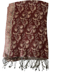 The Gray Crab - Women'sembroidered Silk Scarf - accessories - directbrandpartner - red
