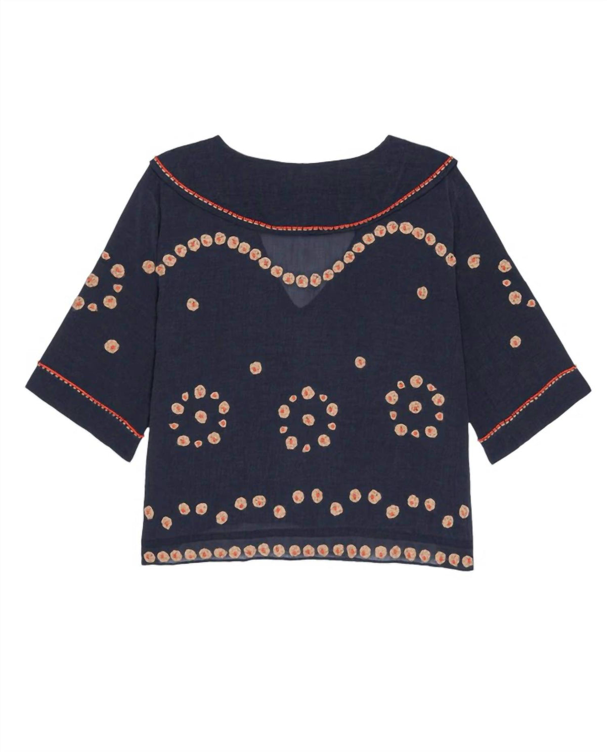 The Great. - Beaded Sailor Top