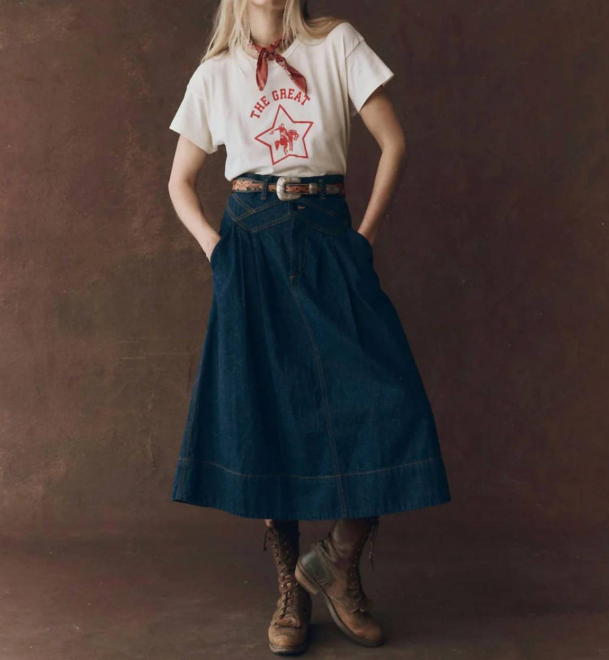The Great. - Boxy Crew With Rodeo Star Tee