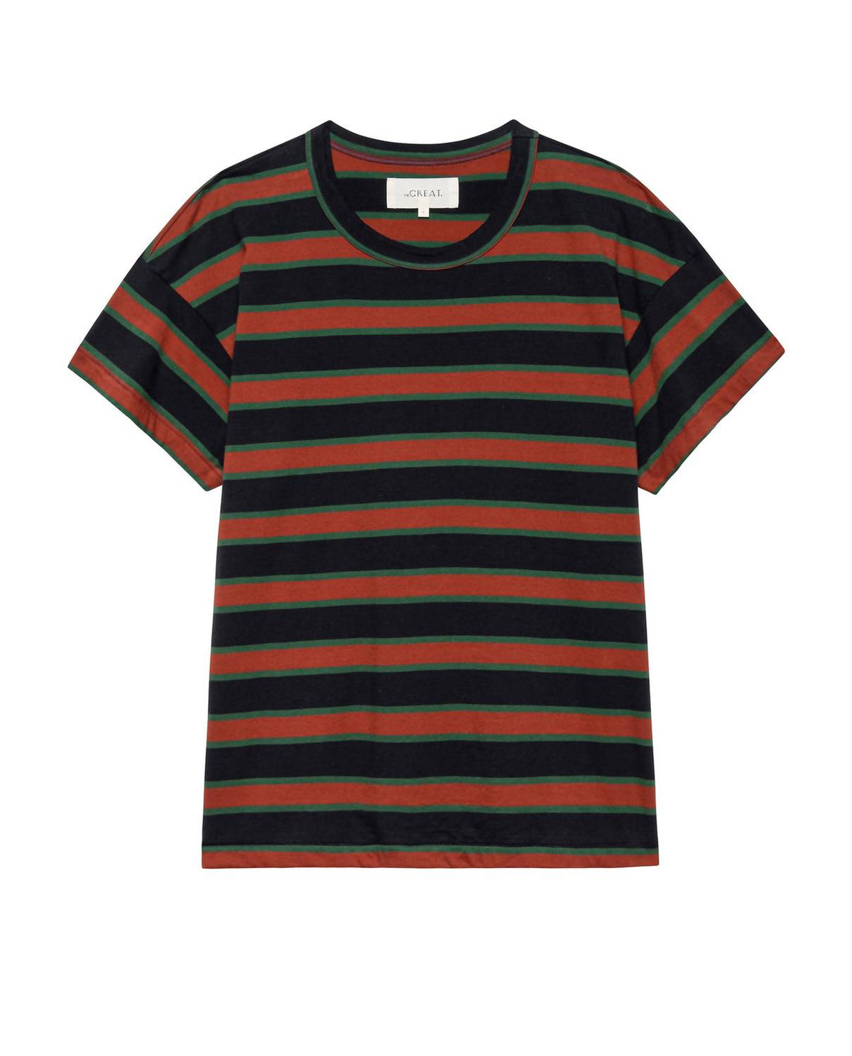 The Great. - Bridle Boxy Crewneck Top