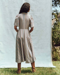The Great Eros - Bridge Dress - blue - clothing - cotton