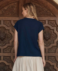 The Great. - Everglade Graphic The Boxy Crew Top